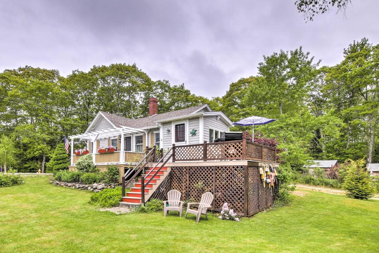 Charming East Boothbay Cottage With Large Yard! Exterior photo